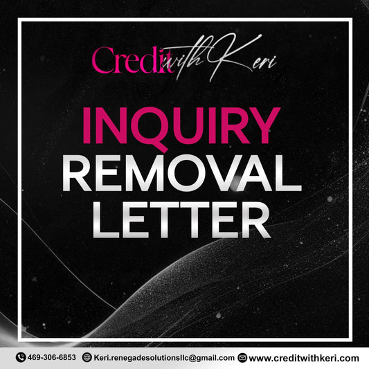 Hard Inquiry Letter