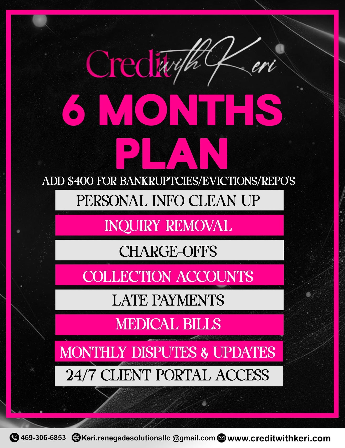 6 MONTHS PACKAGE PLAN