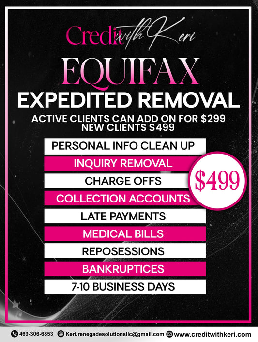 Equifax Expedited Removal